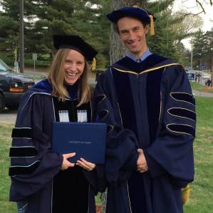 Dr. Sandra Goff and adviser Tim Waring